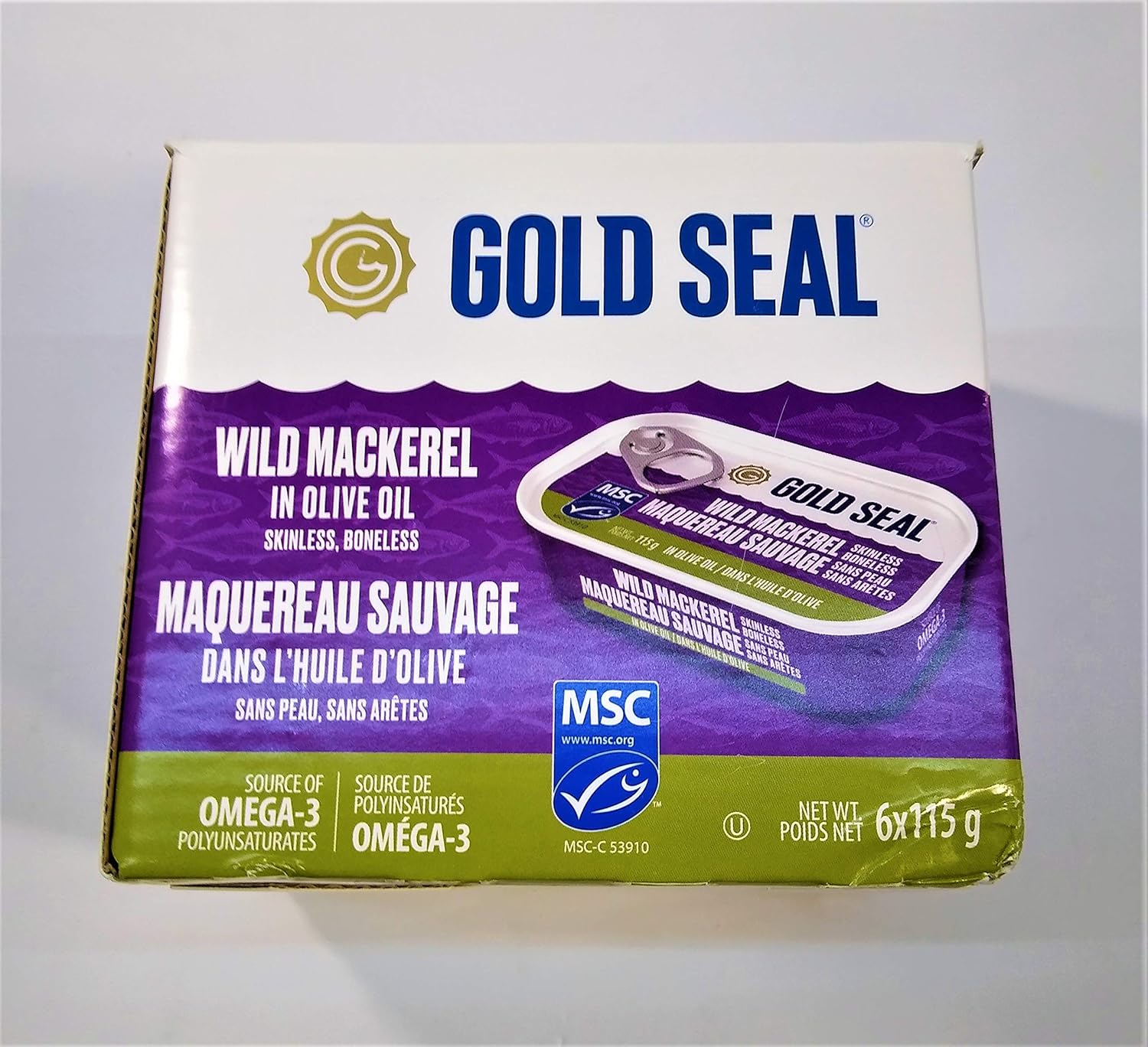 Gold Seal Wild Mackerel in Olive Oil, 6 Pack Amazon.ca Grocery & Gourmet Food
