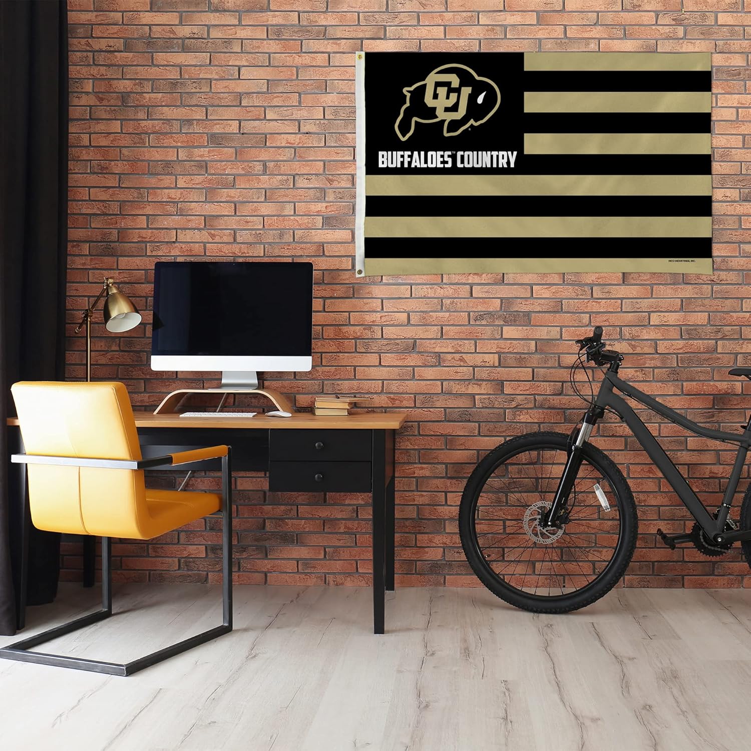 Rico Industries NCAA Colorado Buffaloes Country 3' x 5' Banner Flag 3' x 5' Banner Flag Single Sided - Indoor or Outdoor - Home Décor