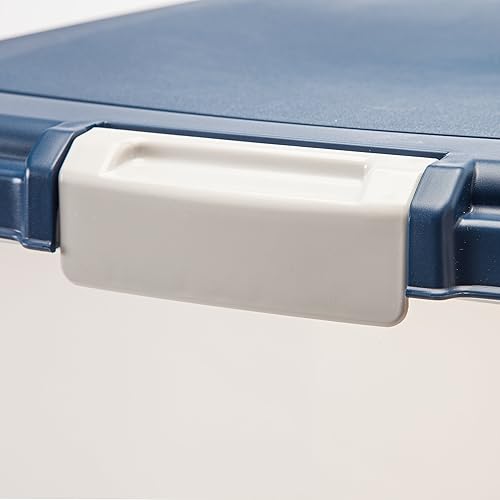 Vista 74 de IRIS USA - Recipiente hermético de 25 libras/33 cuartos de galón. IRIS USA WeatherPro - Contenedor hermético para alimentos para mascotas, con Negro