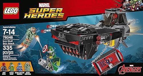 Miniatura 2 de Juego de construcción Ataque en el submarino de Cráneo de Hierro 76048 de Lego