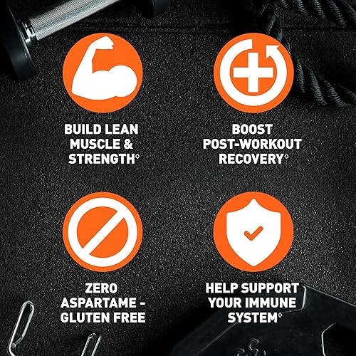 Miniatura 5 de Body Fortress Super Advanced - Proteína de suero en polvo vainilla apoyo inmunológico 1 vitaminas C y D Plus zinc 174 libras