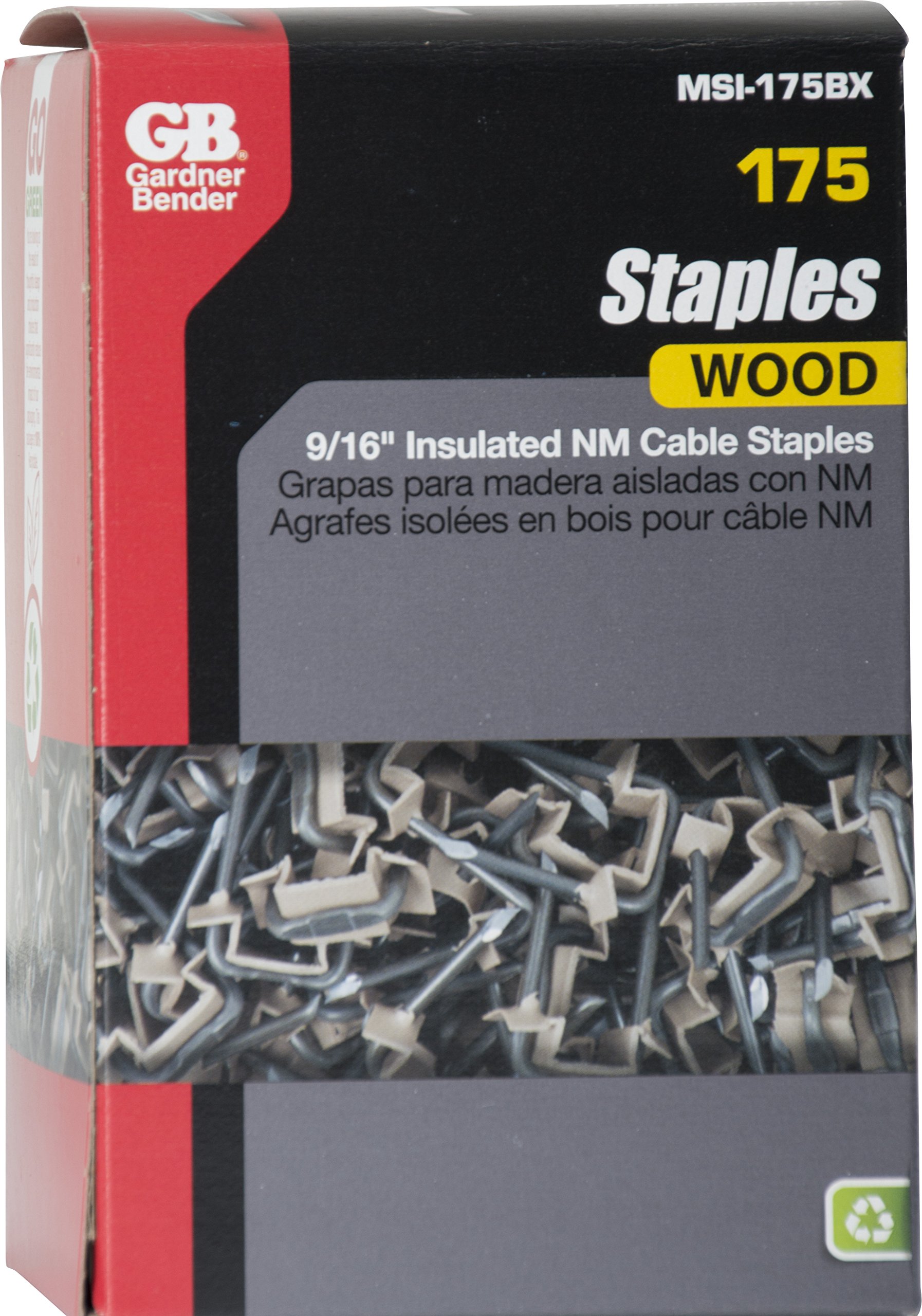 Gardner Bender MSI-75BX 9/16 in (14 mm), Metal Staple w