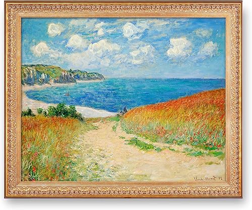 Miniatura 179 de A&T ARTWORK Antibes Seen from The Salis Gardens de Claude Monet Las Obras de Arte Clásico Mundial Reproducciones, Impresiones de Arte en Lienzo