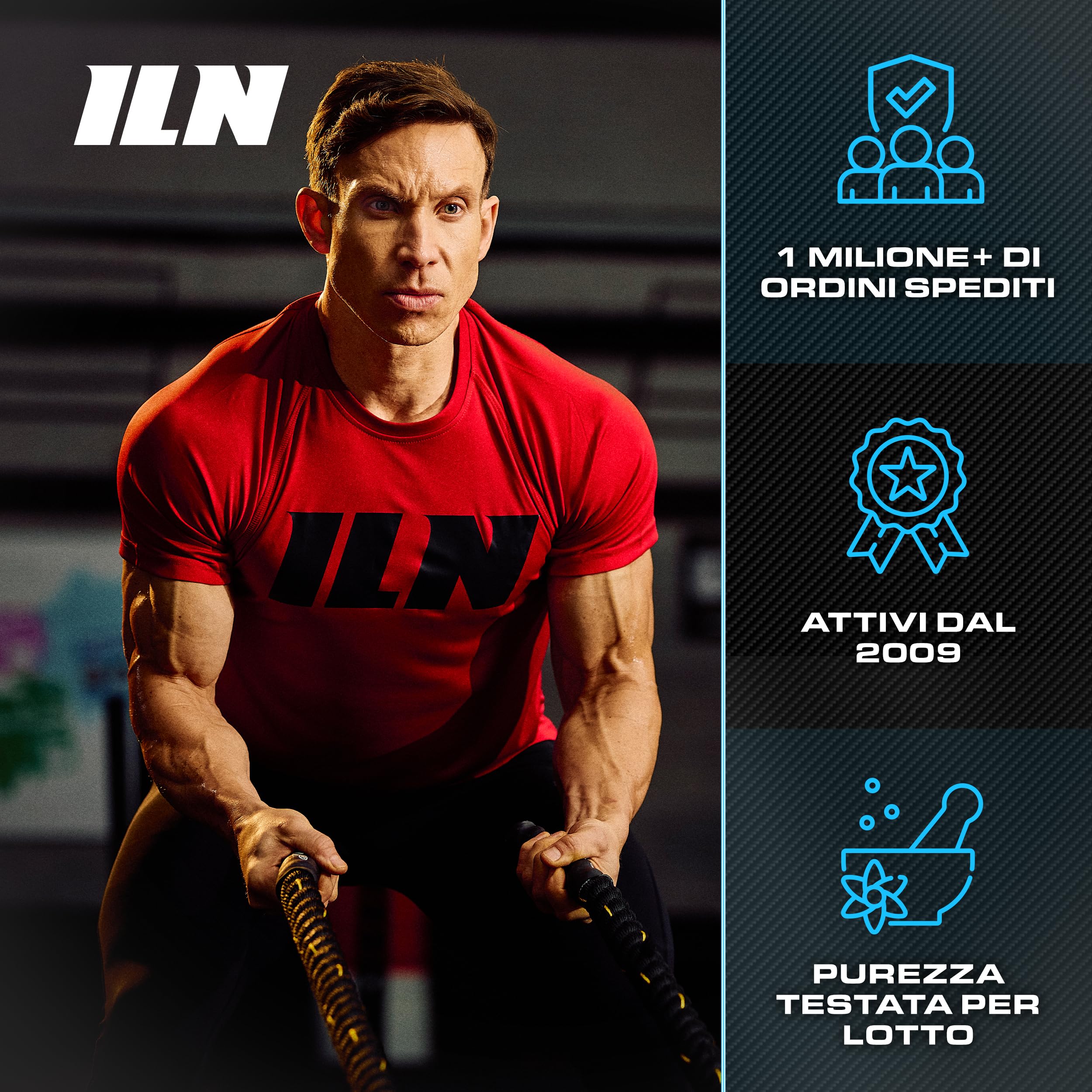 AC8 Pre Workout Blue Raspberry 360 g - preworkout potente con creatina, caffeina e vitamina B12 - fino a 6.660 mg per porzione - per uomini e donne