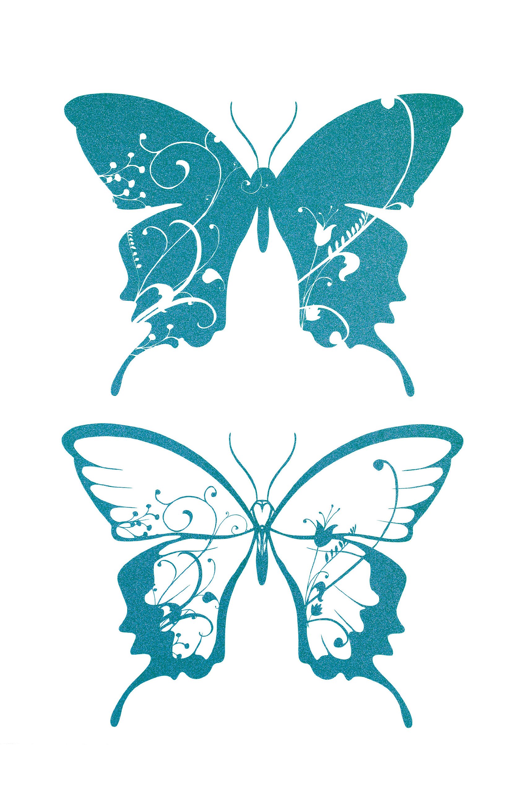 Stickers muraux Farfalle européenne Brewster Komar pour décorer une chambre de fille