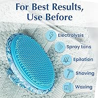 Vista 5 de Dylonic Cepillo corporal para tratamiento de golpes de afeitar y vello encarnado, 1 paquete de exfoliante de piel para irritación de afeitado