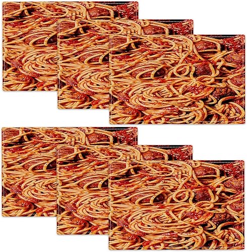 Miniatura 38 de Juego de 4 manteles individuales florales y colibríes, lavables, para decoración del hogar, fiesta, interior, cocina, comedor, 12 x 18 pulgadas