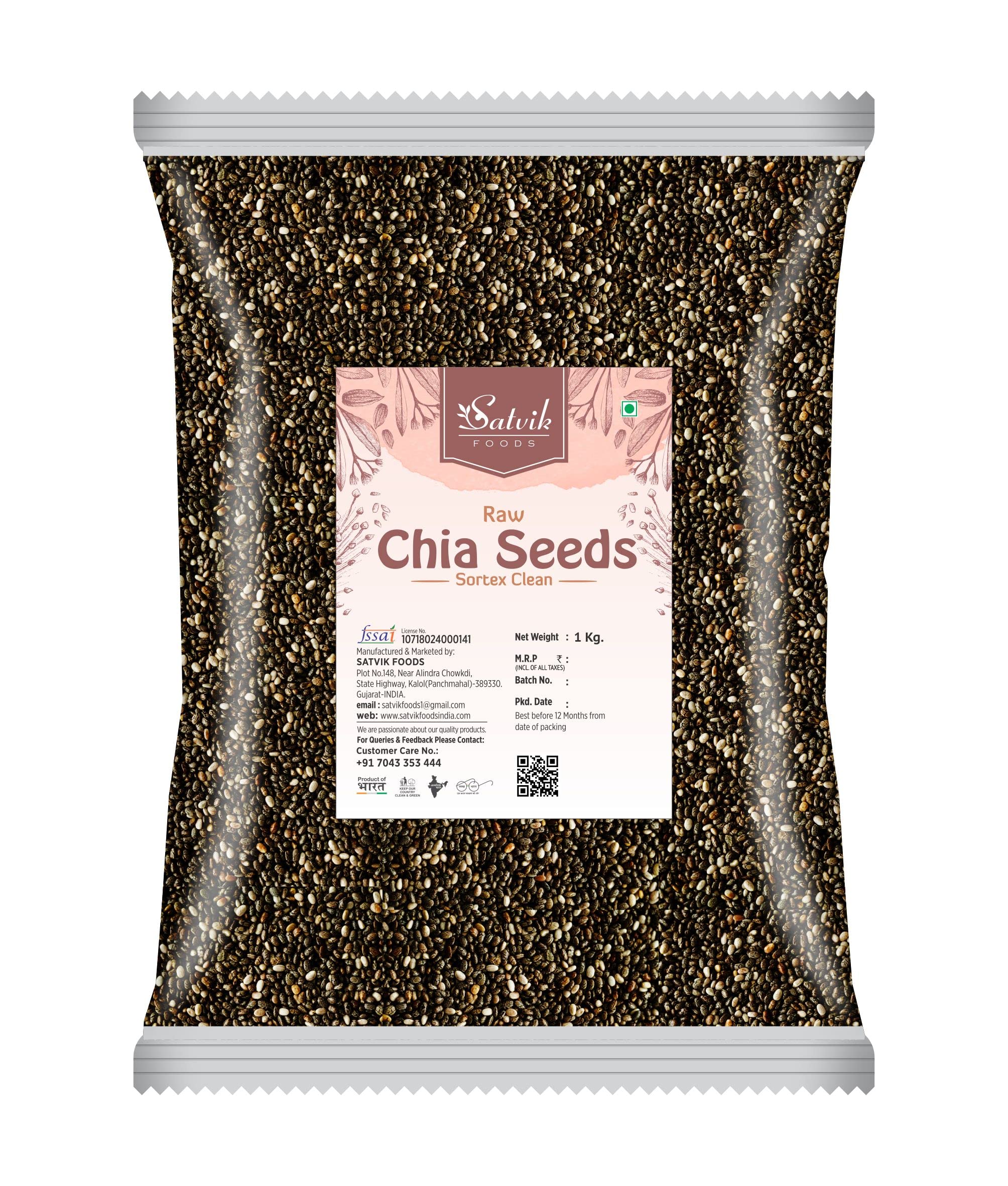 See full amazon price history chart for SATVIK FOODS Raw Chia Seeds 1Kg for Weight Management Eating | Rich in Omega3 & Fiber | Vitamins & Minerals SATVIK FOODS Raw Chia Seeds 1Kg for Weight Management Eating | Rich in Omega3 & Fiber | Vitamins & Minerals (B09X3BPL72) Amazon Price History, Amazon Price Tracker