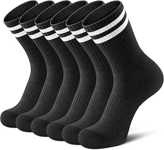 Airacker Athletic Socks Sport Running Calf Socks for Men Women