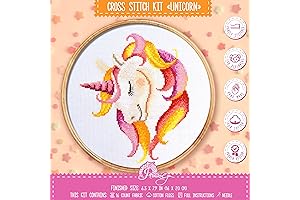 Povitrulya Counted Cross Stitch Kit - Unicorn