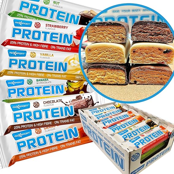 MaxSport 25 Protein Bar MixBox Ultimate Barrette Proteiche Senza