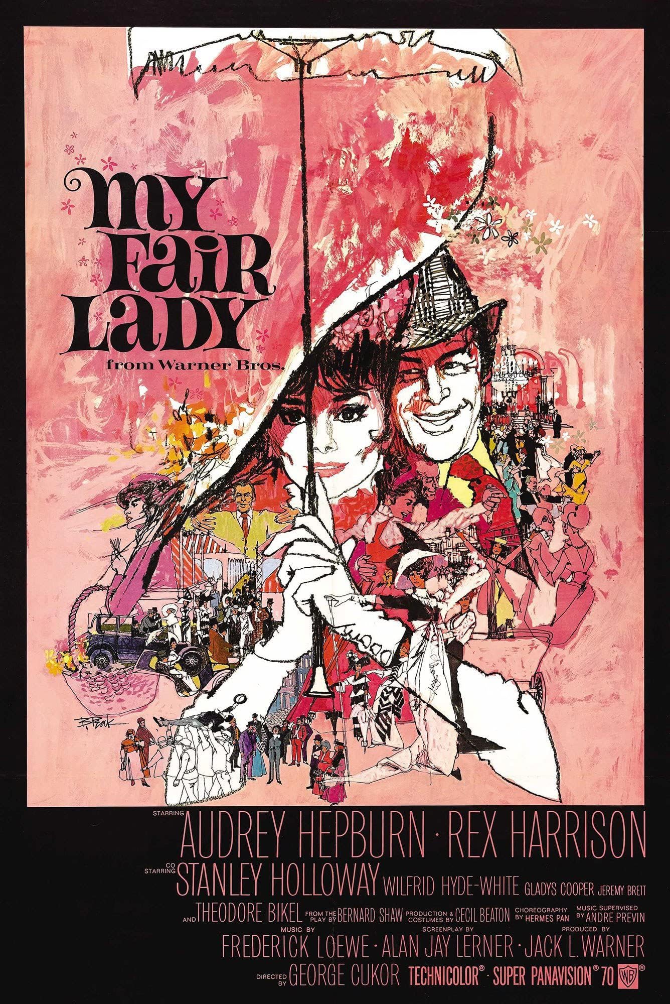Tallenge - My Fair Lady - Audrey Hepburn - Hollywood Classic English Movie Poster - Small Poster(Paper,12x17 inches, MultiColour)
