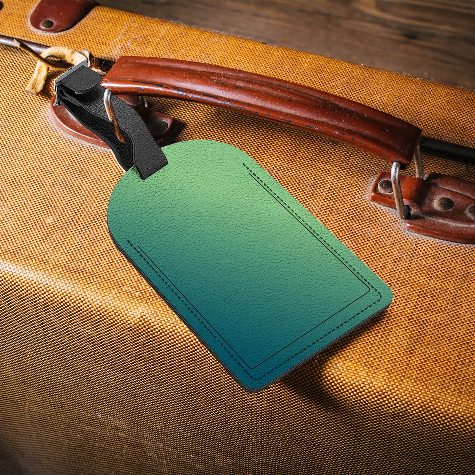 10 Étiquettes Valise, Étiquette Bagage, Avec Carte D'Identité