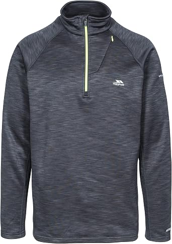 Collins Mens Fleece Black Marl S