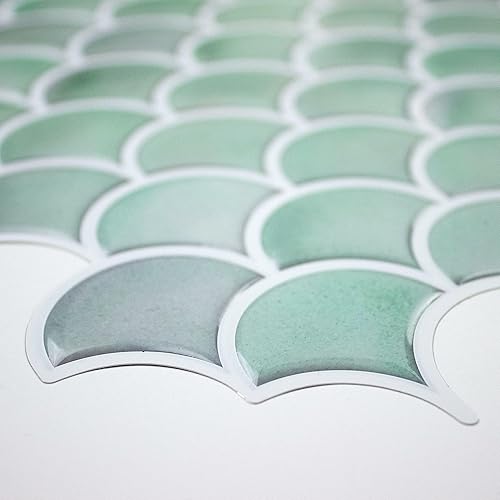 Miniatura 6 de RoomMates Azulejos adhesivos color perla, en forma de hexágono, losetas en muro que se pelan y se pegan