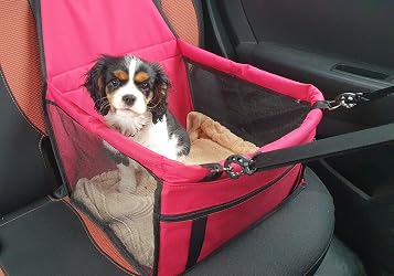 Siège Auto Pour Chien PETEMOO - Housse Imperméable Et Respirante Avec Laisse De Sécurité - Transport Voiture - 5