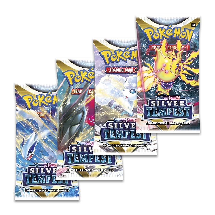 ポケモンカードゲーム　SILVER TEMPEST 未開封box Amazon.com: Pokemon TCG: Sword and Shield Silver Tempest