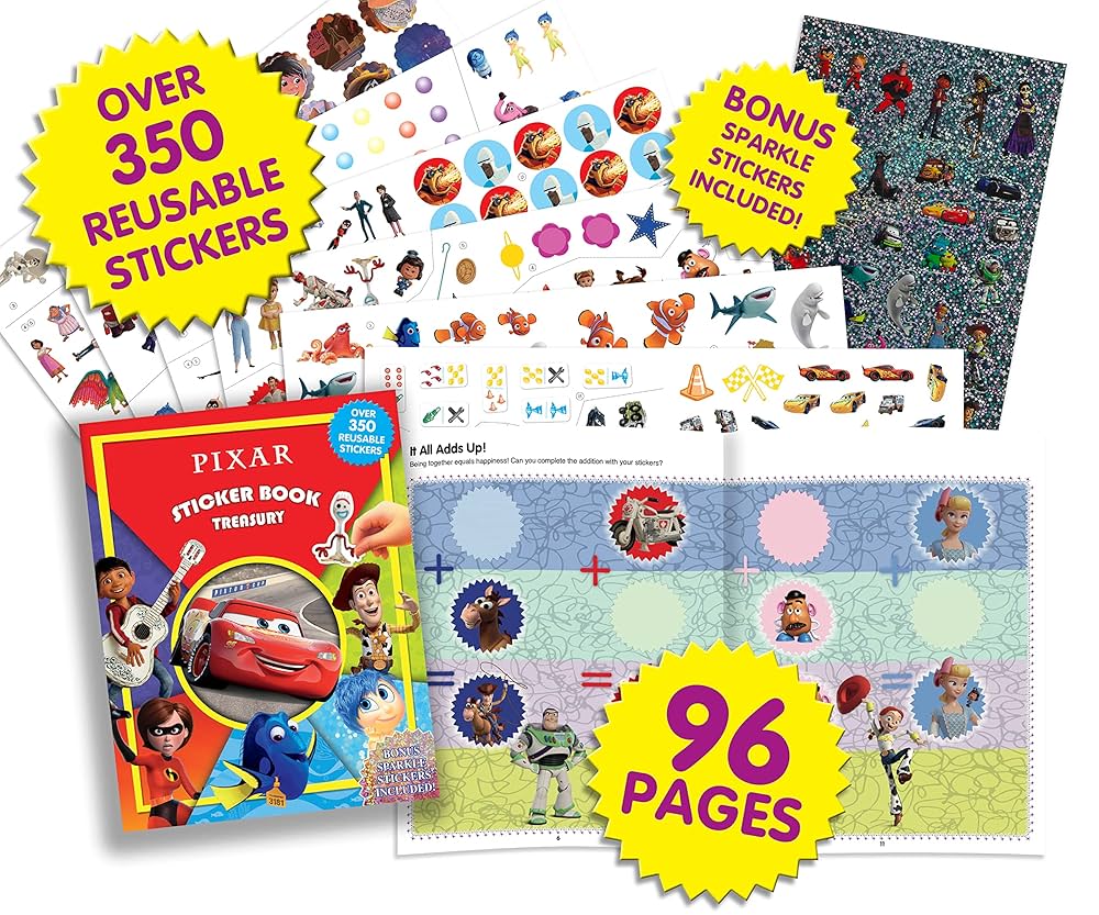 Disney•PIXAR Fantastic Friends Disney Pixar Fantastic Friends: 500 Big Stickers by Parragon