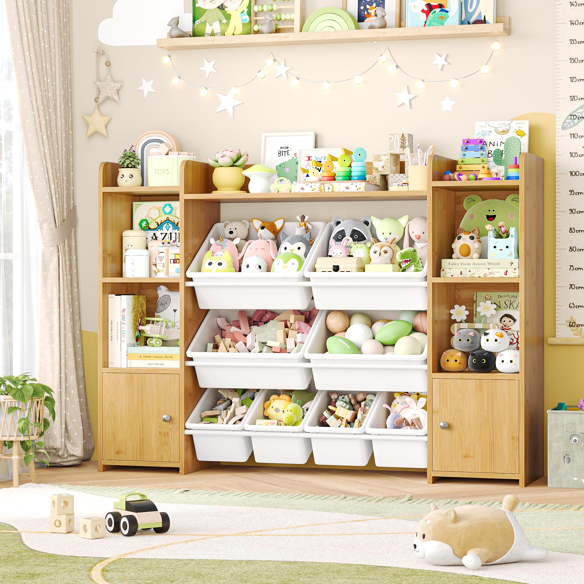 Amazon.com: FOTOSOK Toy Storage Organizer with 8 Toy Bins, 55