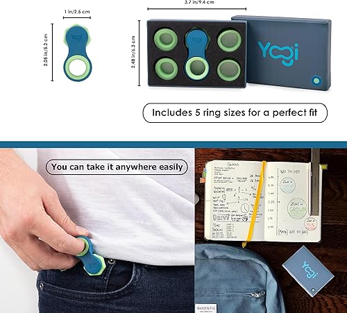 Miniatura 10 de Yogi - Juguete antiestrés para adultos, artículos para aliviar la ansiedad, perfecto para TDAH, TDA, autismo, para niños y adultos, accesorios