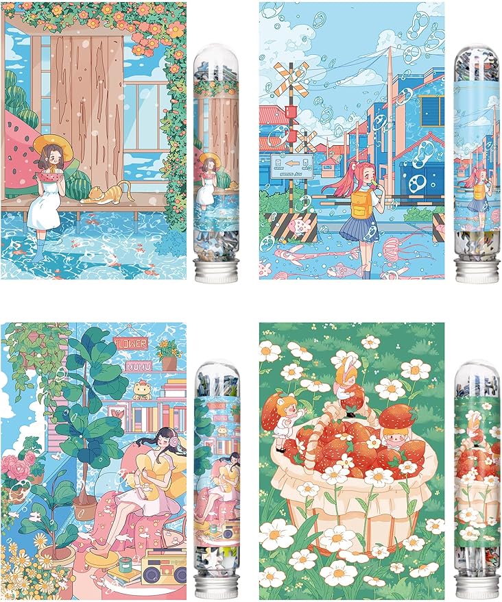 Mini Jigsaw Puzzles for Adults (4 Packs) DoubleSided