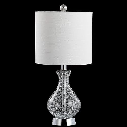Miniatura 8 de JONATHAN Y JYL4035A Playa - Lámpara de mesa LED de 21 pulgadas de metalcristal de burbujas, lámpara de mesa de noche de transición contemporánea