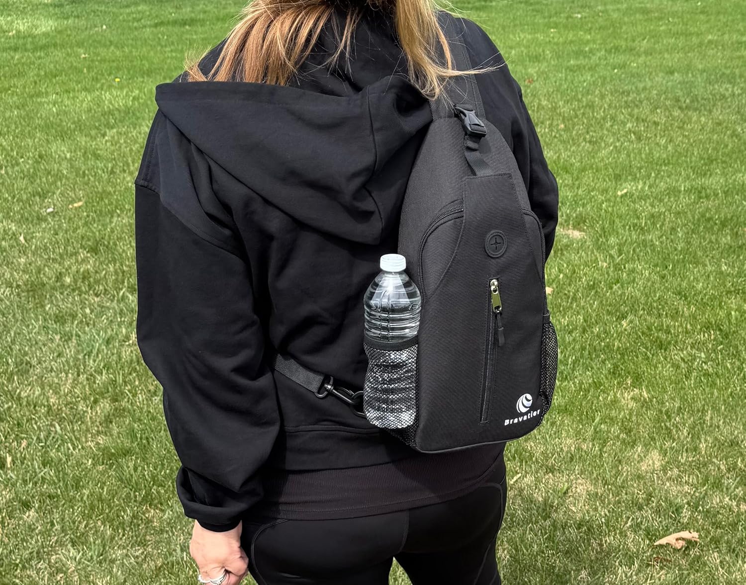 Raven Crossbody Sling Bag for Men and Women, Durable Crossbody Shoulder Sling Backpack, Gym, Travel, Hiking, and Cycling - Image 5