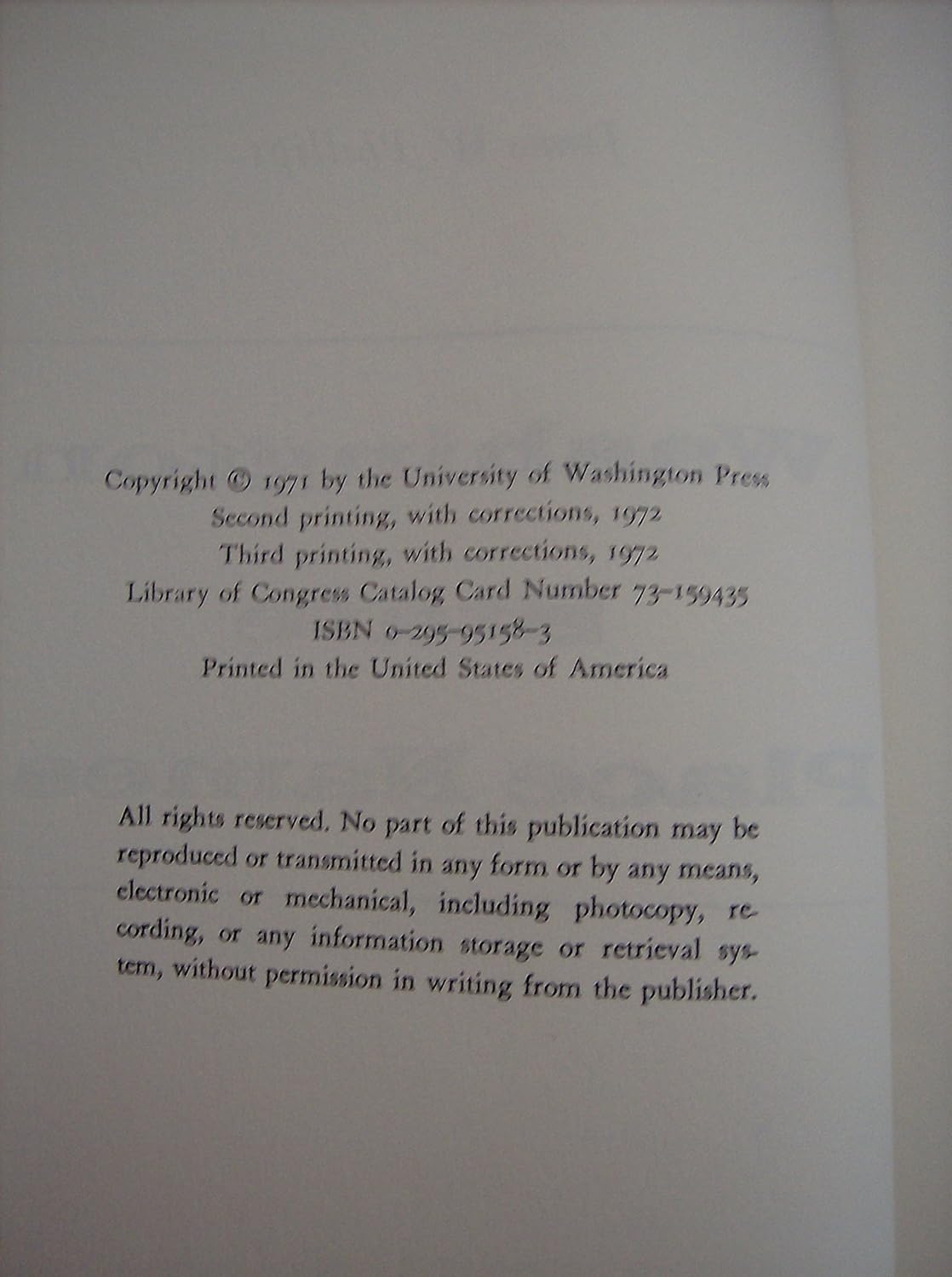 Washington State place names      Hardcover – January 1, 1972