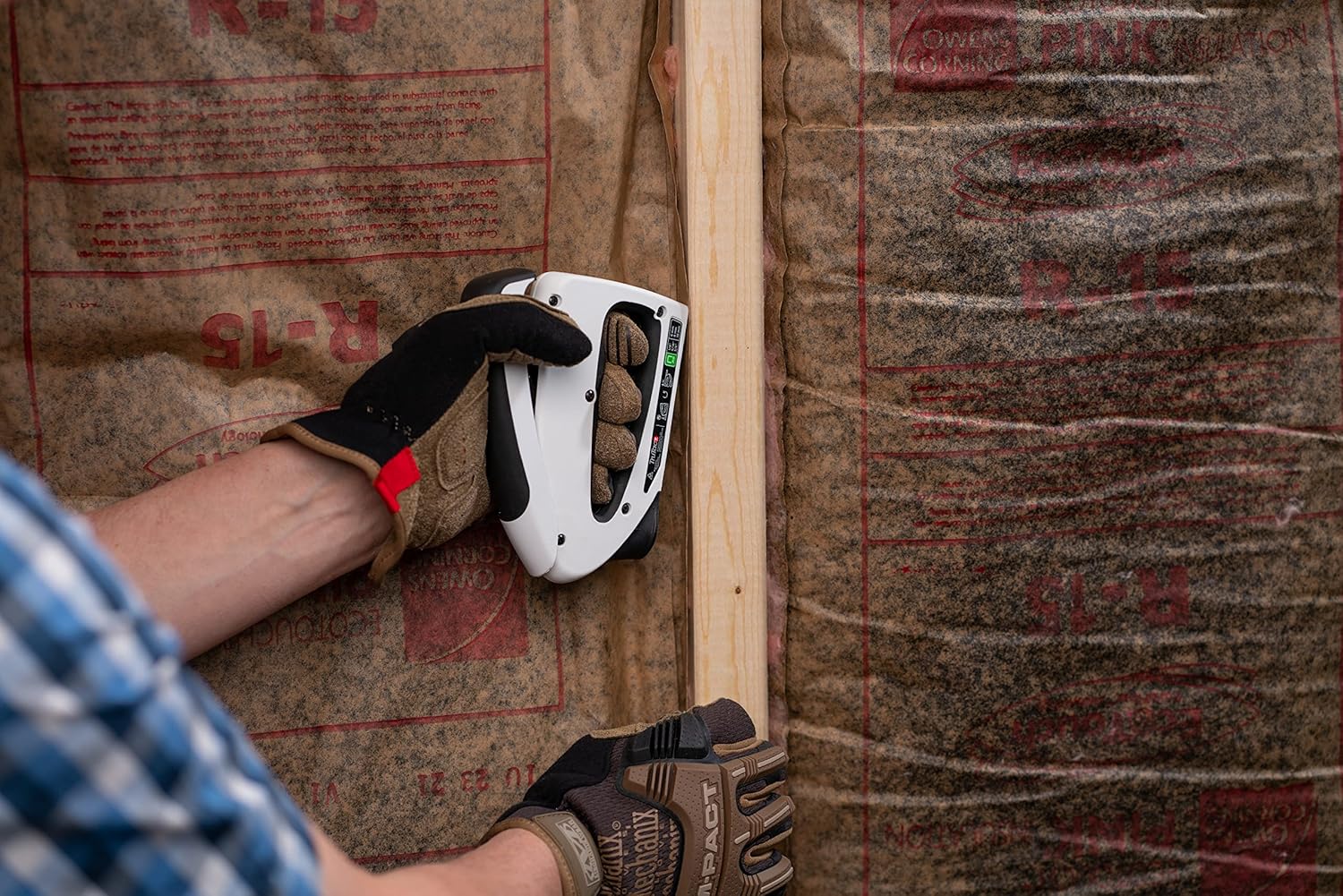 Arrow TT21 TruTac Forward Action Staple Gun, Manual Push Stapler for Upholstery, Crafts, Decorating, and Repairs, Fits JT21 Thin Wire Staples : Office Products