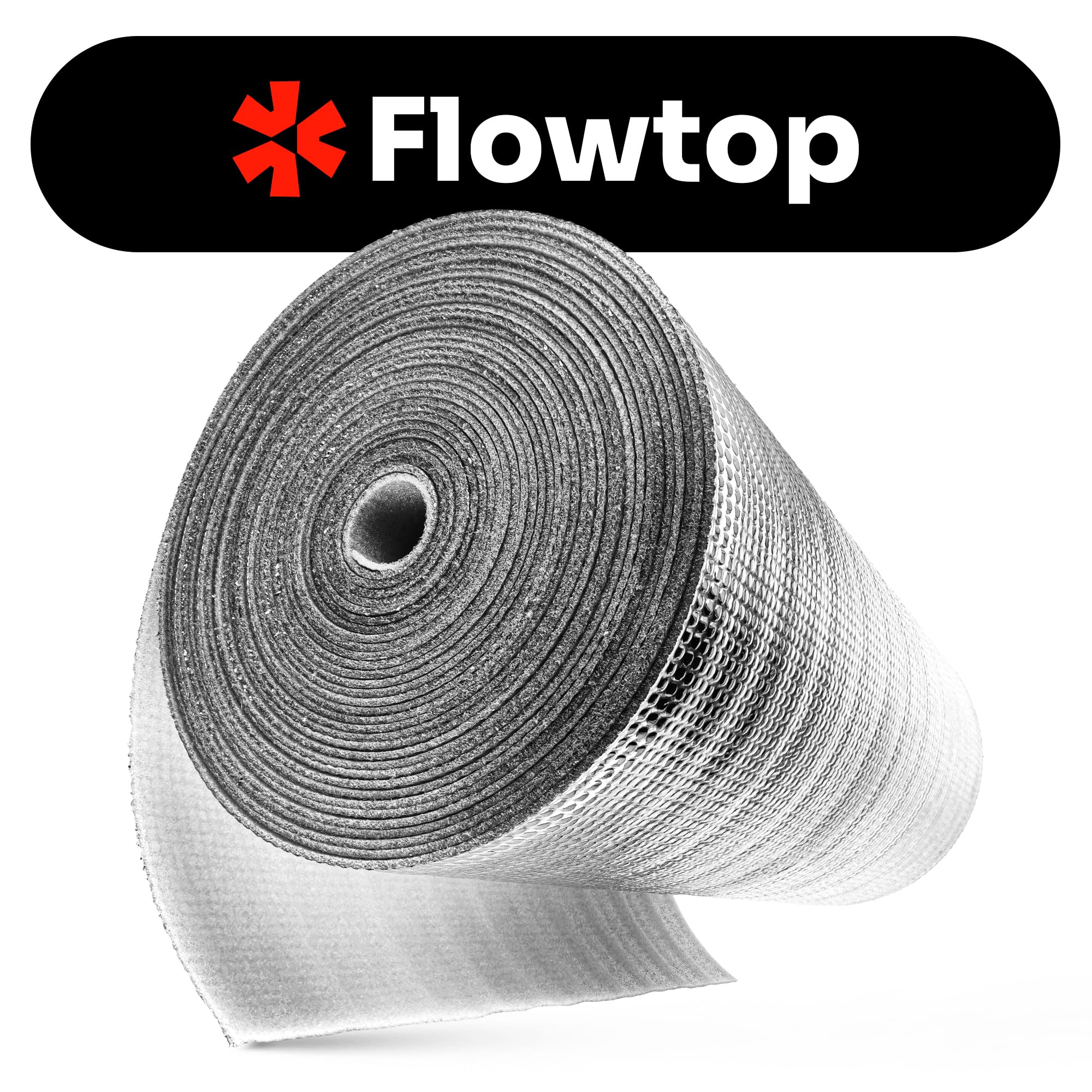 HEIZKÖRPER REFLEXIONSFOLIE 15 M X 0,5 M ISOLIERFOLIE WANDISOLIERUNG REFLEXIONSPLATTE FLOWTOP Reflektionsfolie Isoliermatten 3 mm Thermomatte Alufolie Isolierung Dämmfolie Metallisch