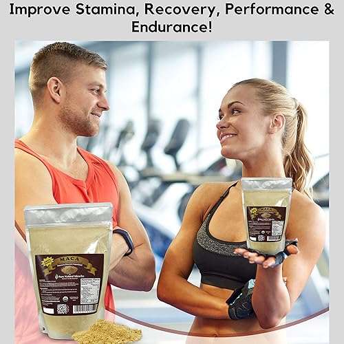 Miniatura 2 de Pure Natural Miracles Polvo de maca gelatinizada orgánica y puntas de cacao crudas sin azúcar