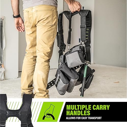 Vista 8 de AWP Tool Belt, Tool Rig, Durable, Premium Tool Belt Organizer