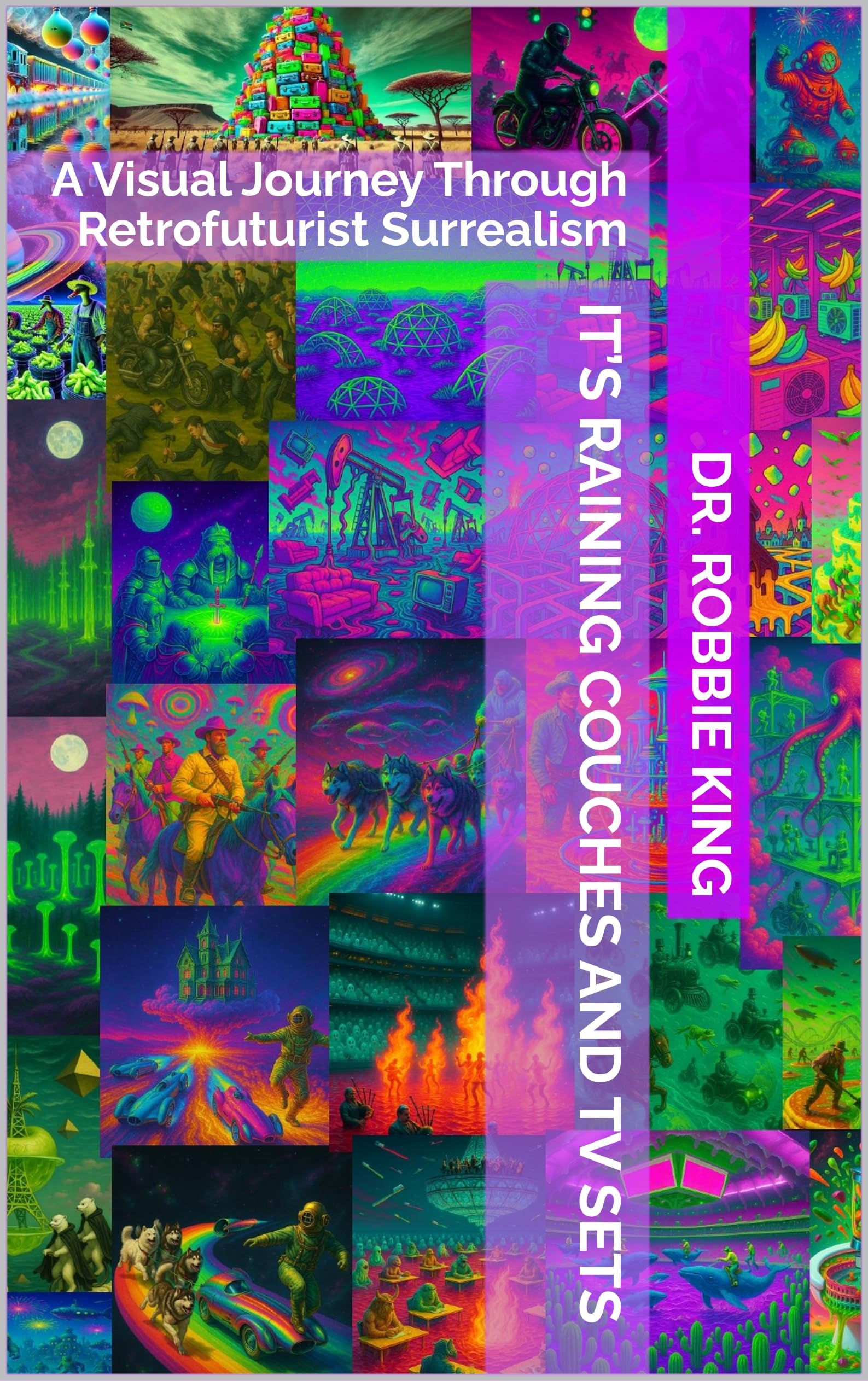 Retrofuturist Surrealism It's Raining Couches and TV Sets English Book