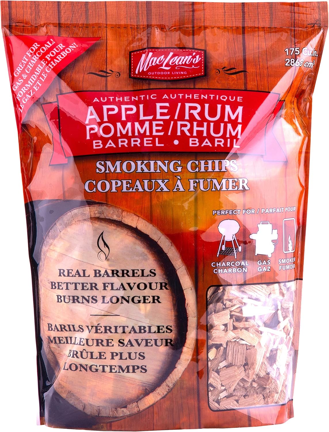 MacLean's Outdoor Hickory Wood BBQ Smoking Chips : Patio, Lawn & Garden