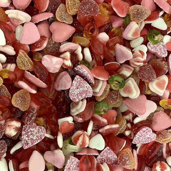Valentines Sweet Mix 1kg Share Bag by The Gourmet Sweet Company