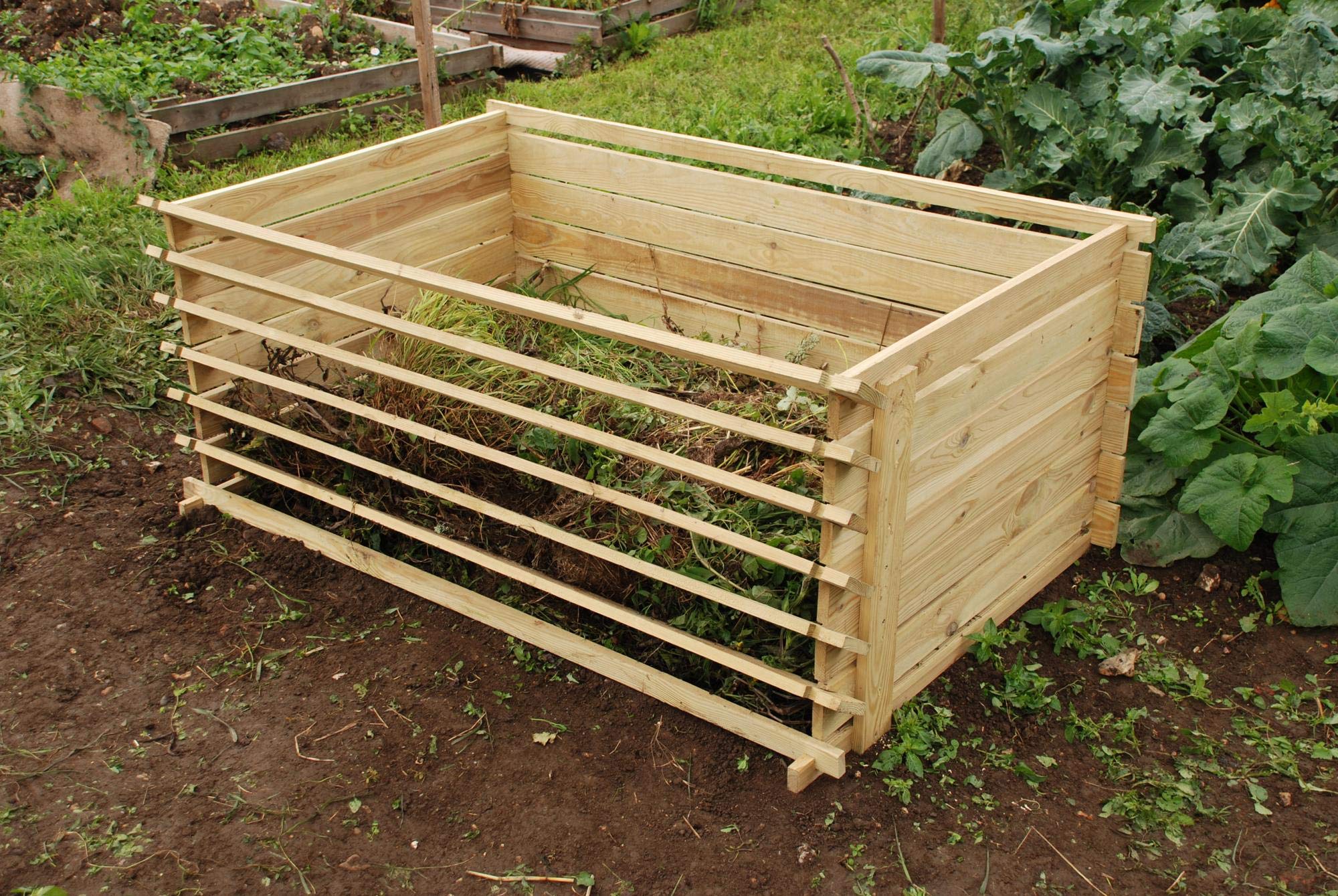 Lacewing Extra Large 897 Litres Garden Outdoor Wooden Compost Bin