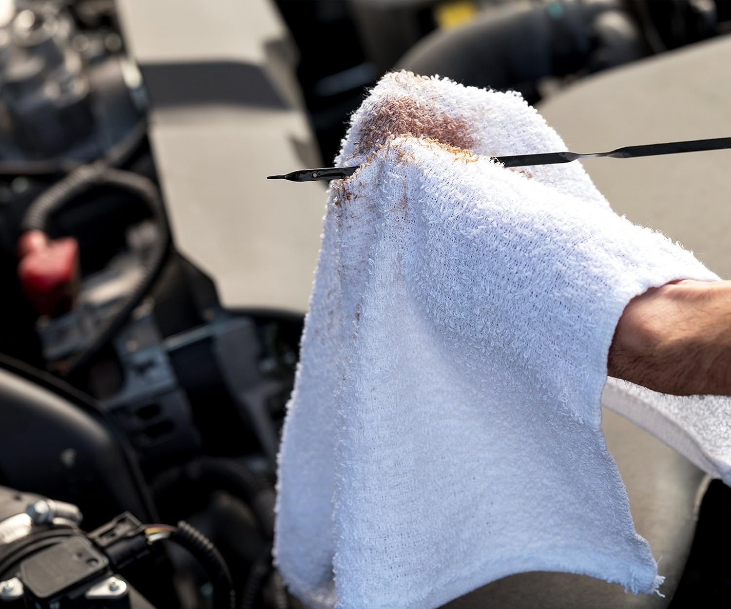 S&T INC. Multipurpose Cotton Terry Cleaning Towels for Home, Automotive, and Garage, 14 Inch x 17 Inch, White, 24 Pack