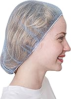 Vista 6 de Redes desechables de nylon de panal para el cabello Transpirables 1,000 unidades [NEGRO AZUL MARRÓN BLANCO 18” 21” 24” 28”]