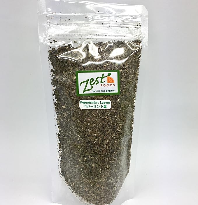 Amazon ゼストフーズ ペパーミントリーフ Peppermint Leaves 1袋 50g Zest FOODS スパイス