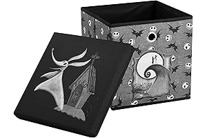 Embrace the Spooky Aura with the Nightmare Before Christmas Collapsible Storage Cube