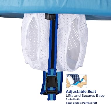 Self-Inflating Baby Boat with Adjustable seat, Retractable Canopy & Sun Protection - by Aqua Leisure