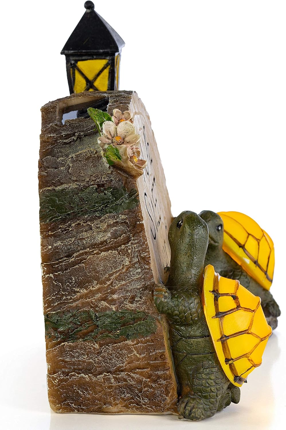 VP Home Turtles Home Sweet Home Solar Powered LED Outdoor Decor Garden Light, Great Addition for Your Garden, Solar Powered Light for Outside Patio Lawn Yard