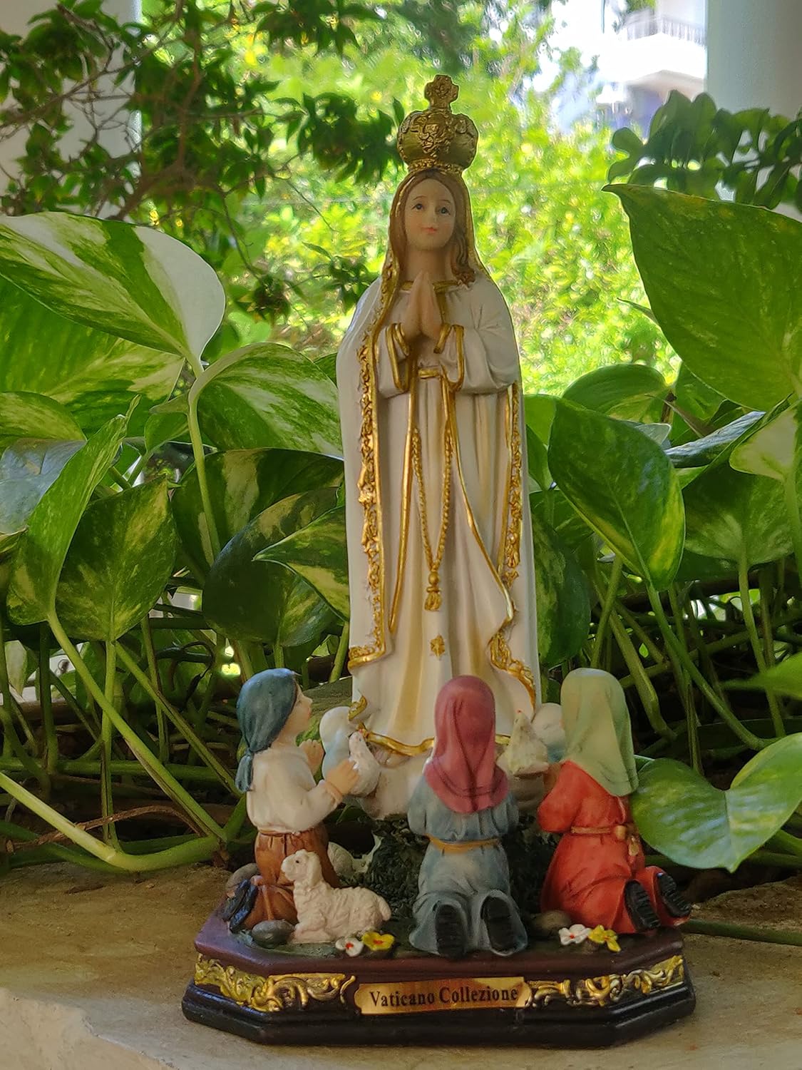 Buy Breeze Handicrafts Imported Poly Marble Our Lady of Fatima Statue ...