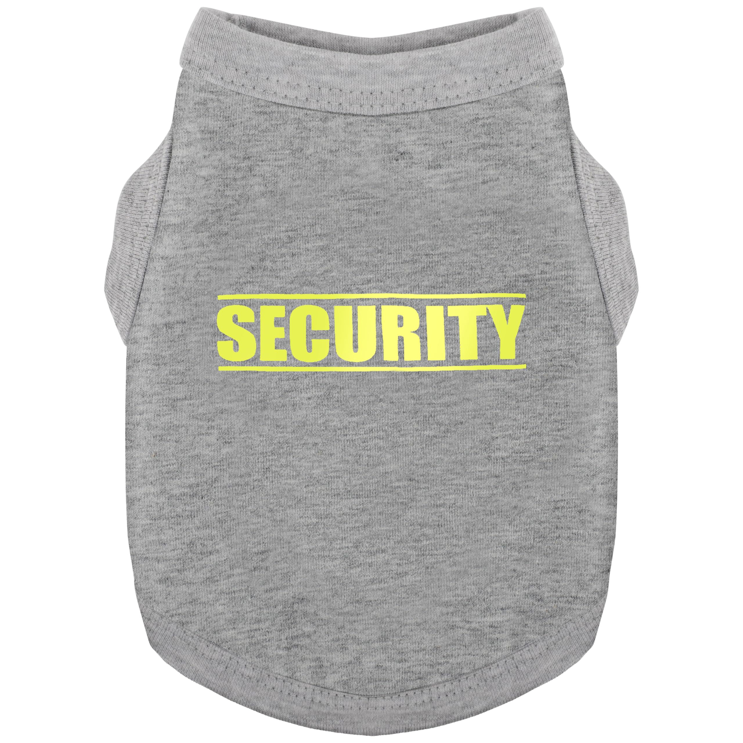 Discover Cozy Cotton Canine Wear: Soft, Lightweight, and Breathable Dog Shirt Vest with Eye-Catching Graphics(Security), Keeping Your Furry Friend