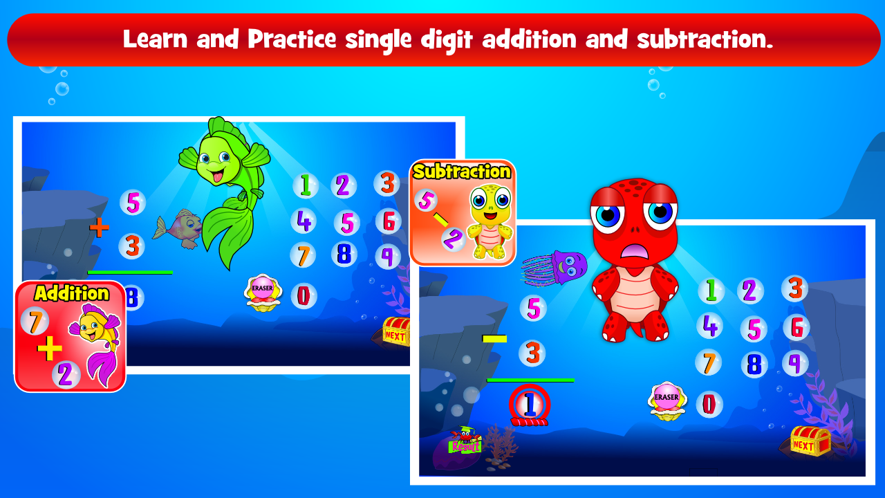 Kids Math Practice Grade 1,2 - App on the Amazon Appstore