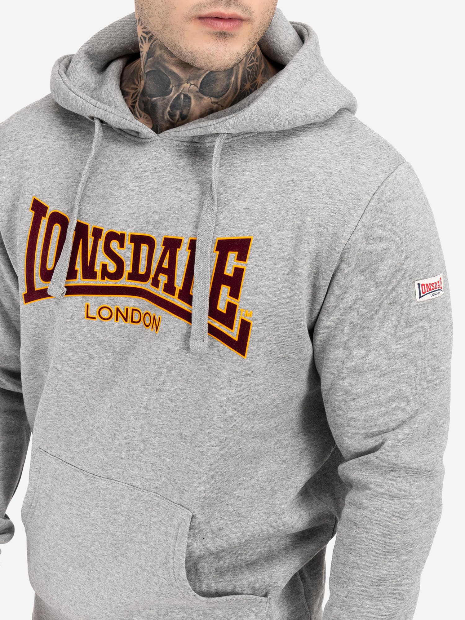Lonsdale Hooded Classic Ll002 Sudadera con Capucha Hombre