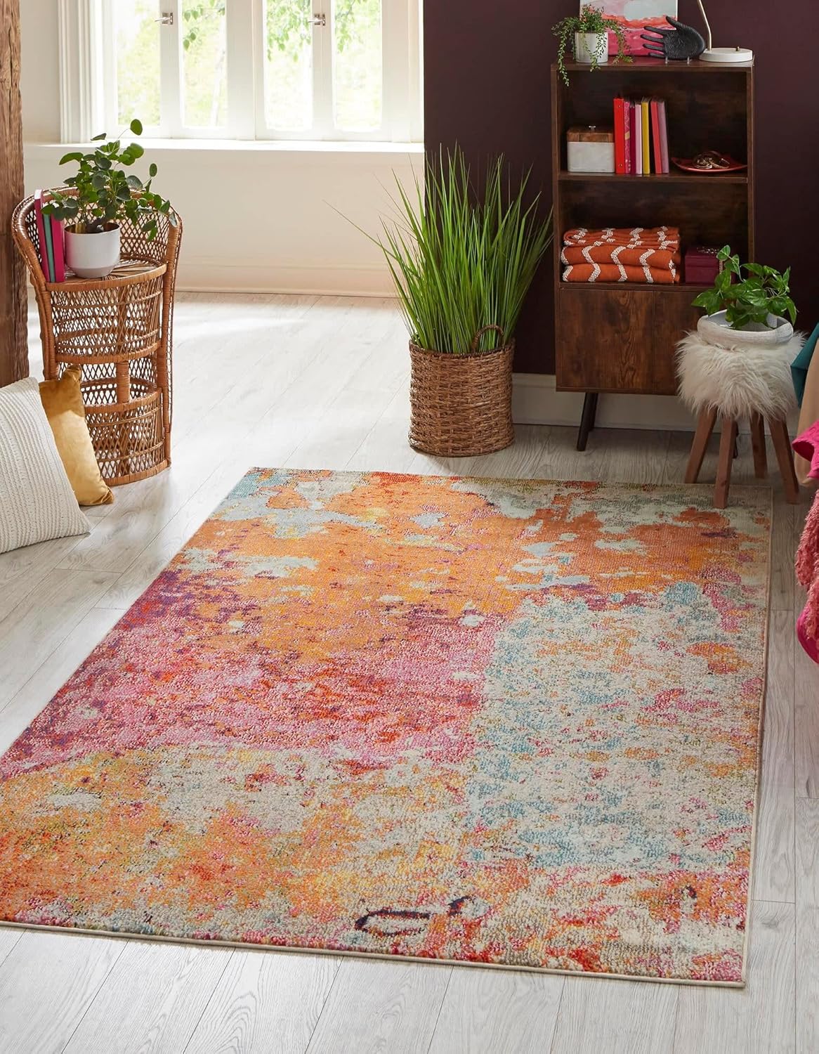 Unique Loom Chromatic Collection Modern OverDyed & Vibrant