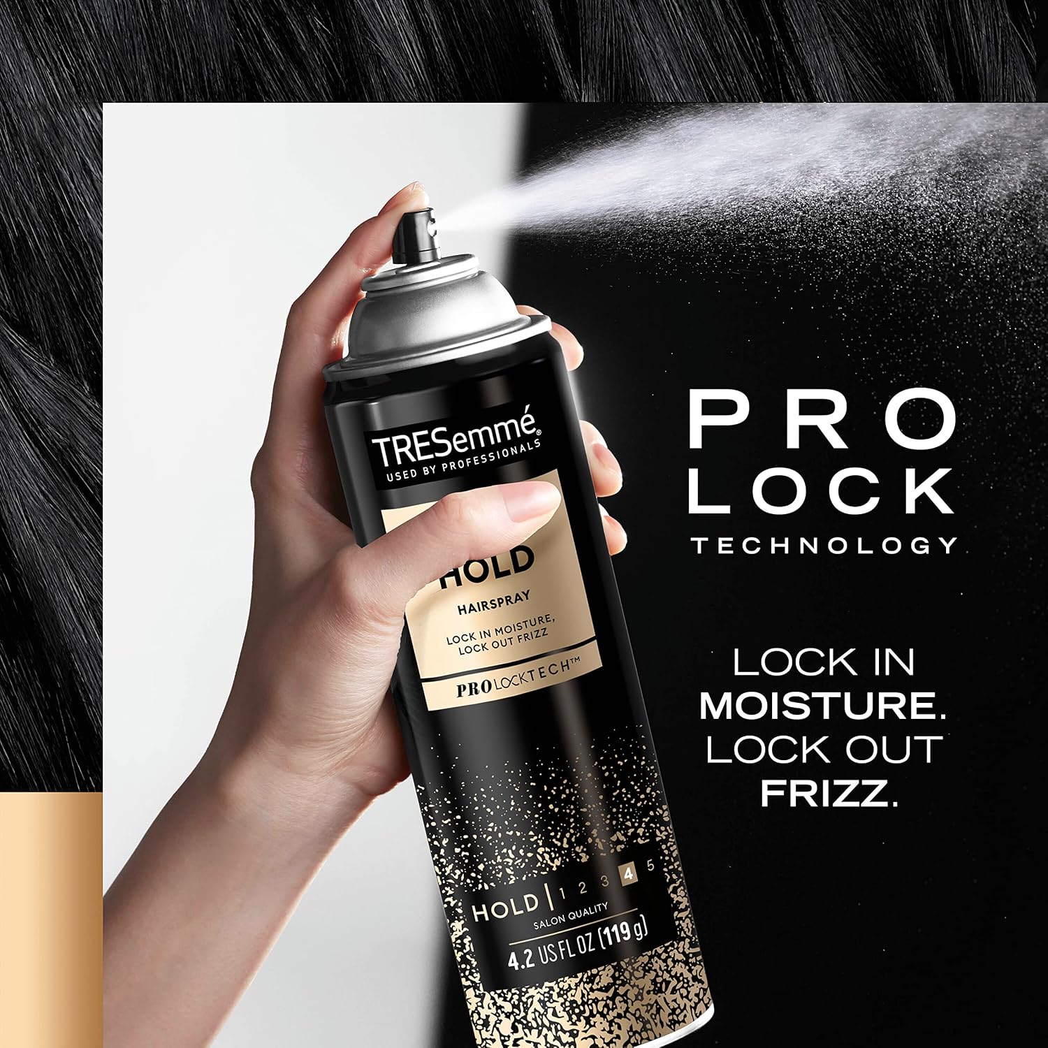 TRESemmé Extra Hold Hairspray for 24-Hour Frizz Control, with Pro Lock Tech 4.2 oz