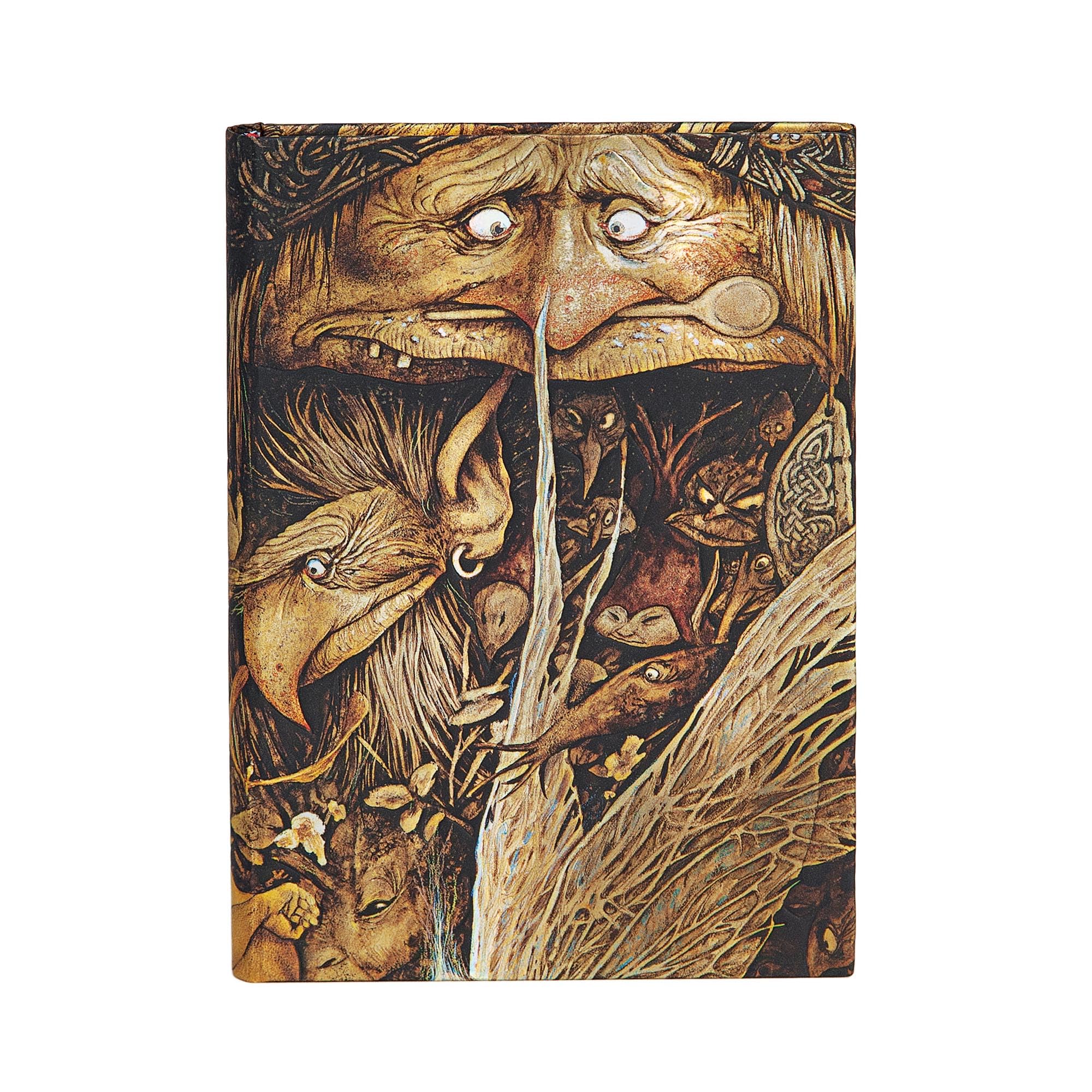 Mischievous Creatures Midi Lined Hardcover Journal (Elastic Band Closure)