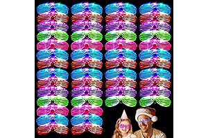 LED Neon Light Up Glow Glasses (40 Pack)